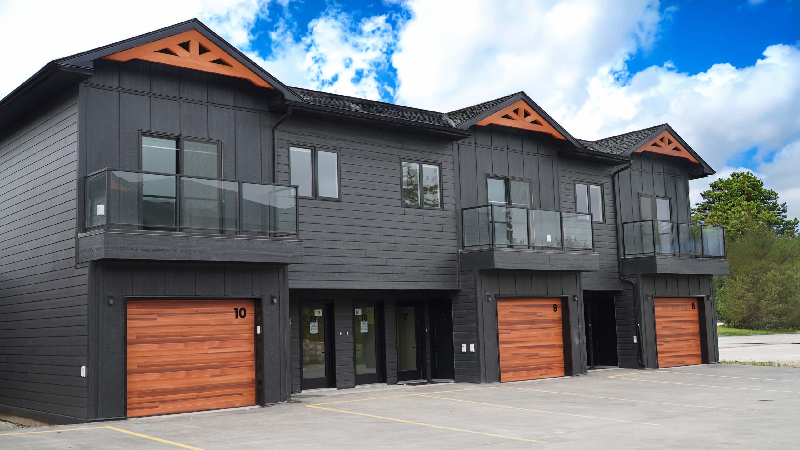 exterior view of East Selkirk Village townhomes