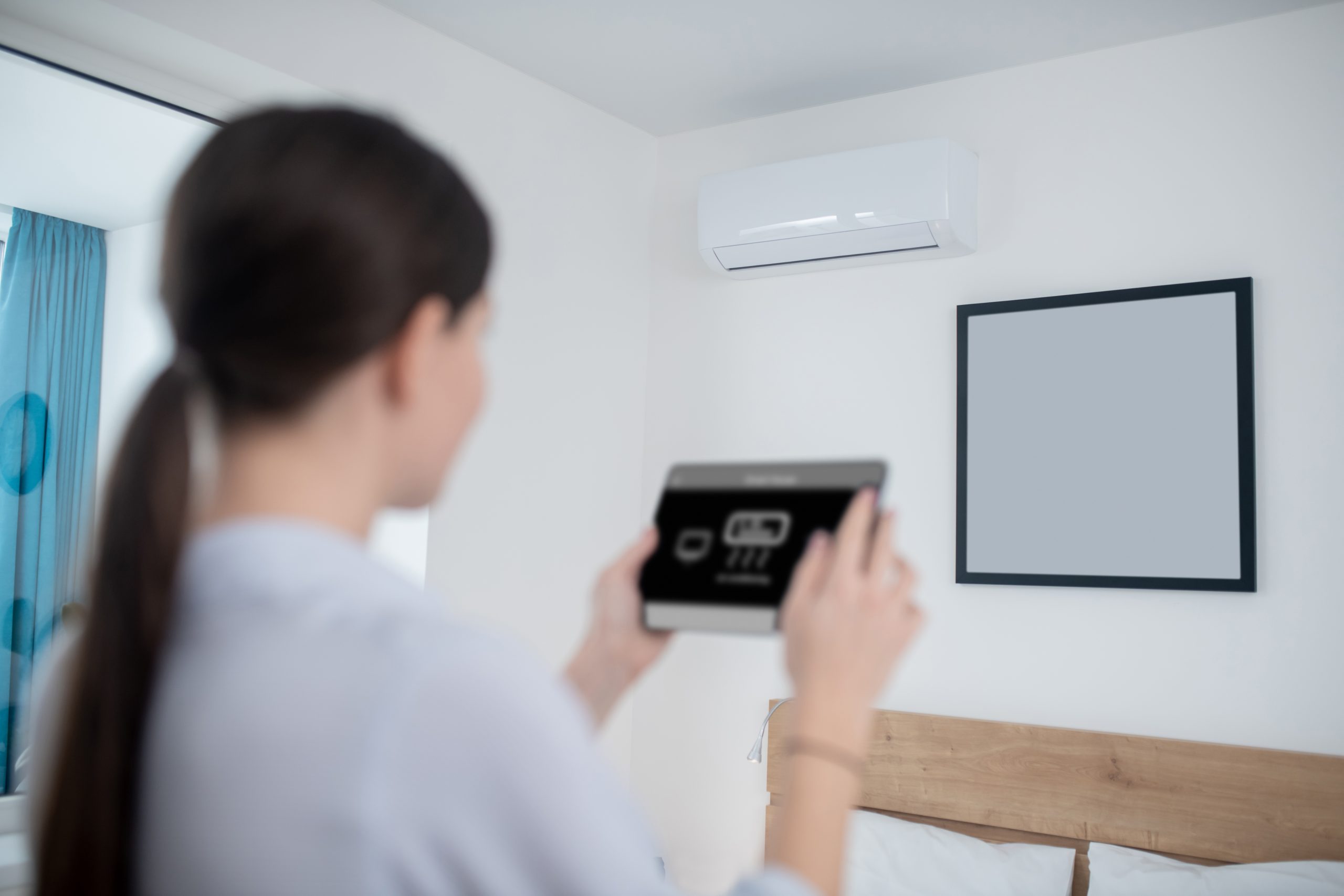 Turning on Air Conditioner